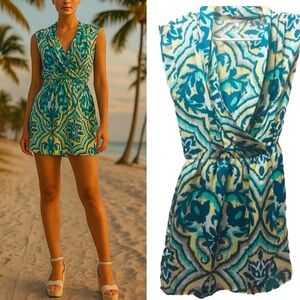 Women Romper dress with skirt spring summer dress S